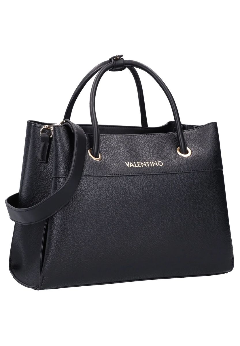 Strukturierte Handtasche Alexia mit Logogurt