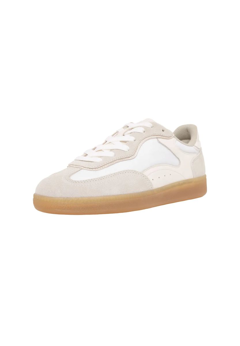 Retro-Sneaker aus Ledermix