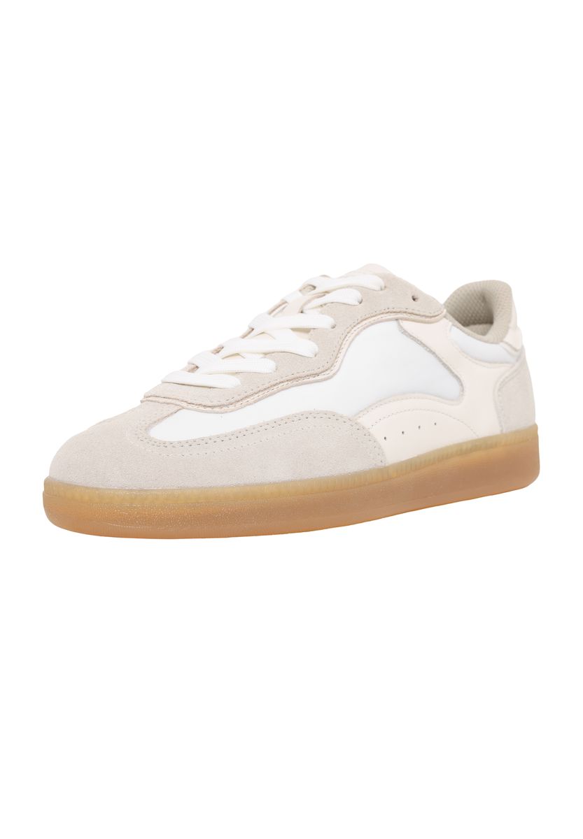 Retro-Sneaker aus Ledermix