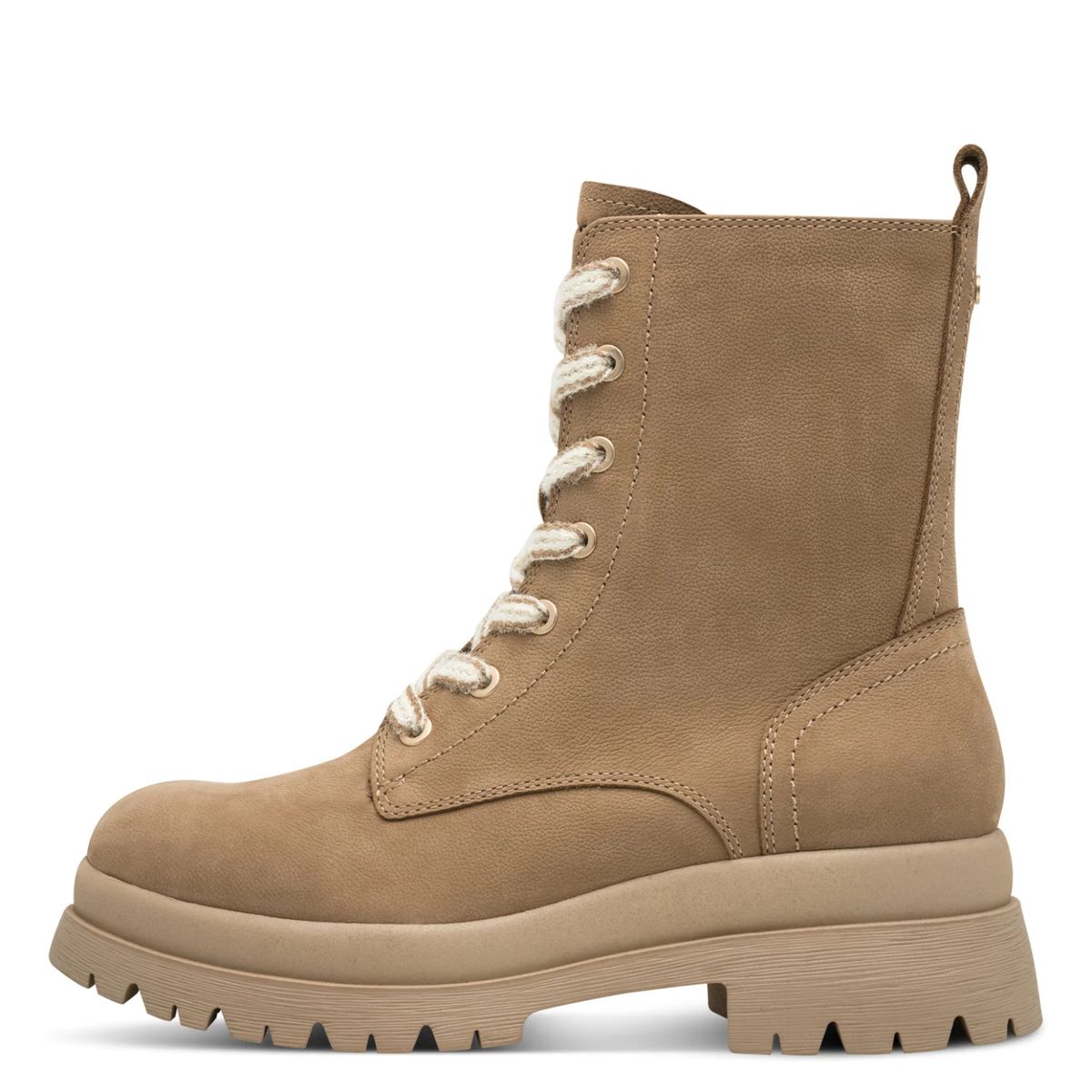 Schnürstiefelette aus Leder