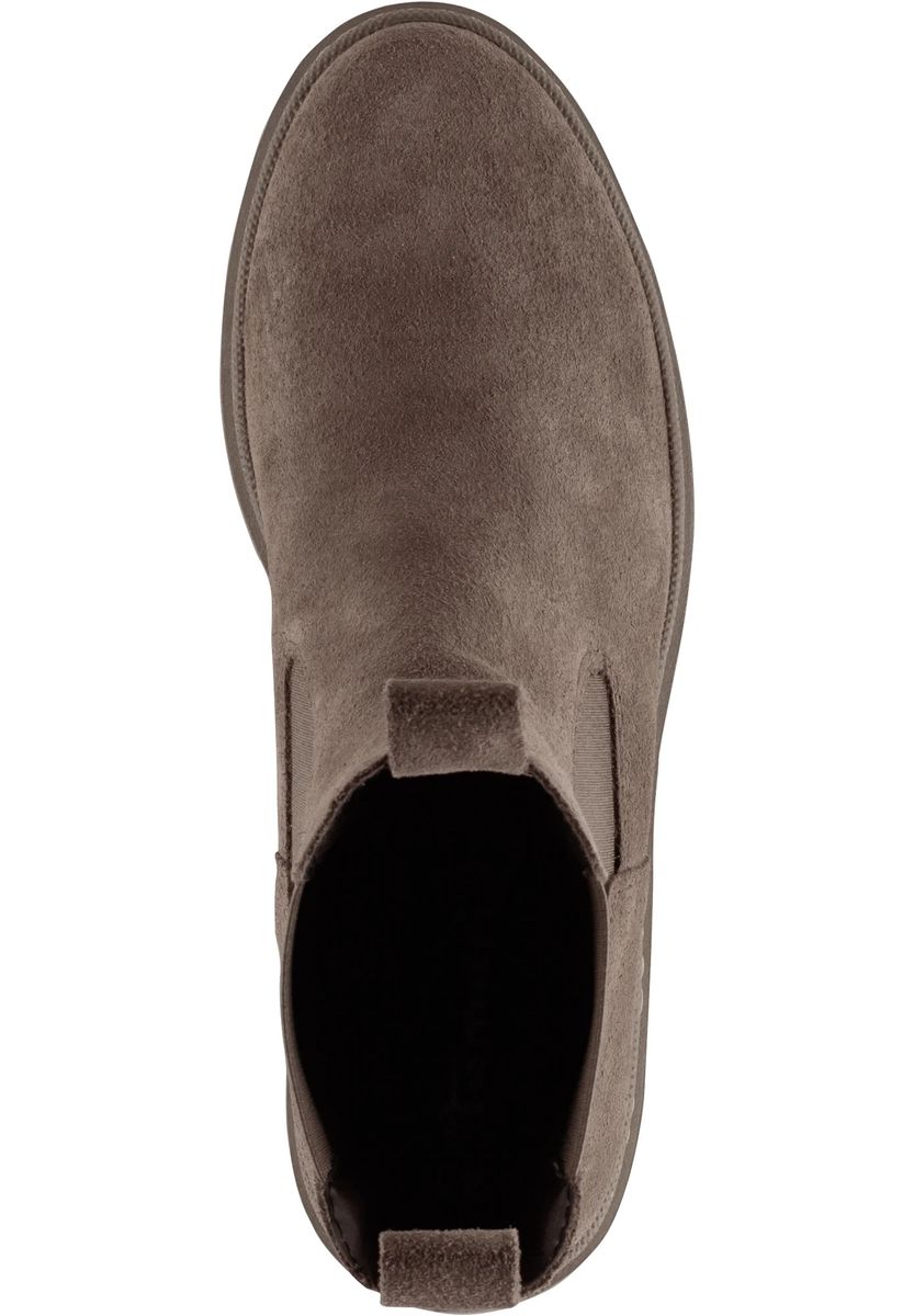 Chelsea-Stiefel aus Wildleder mit Schnalle