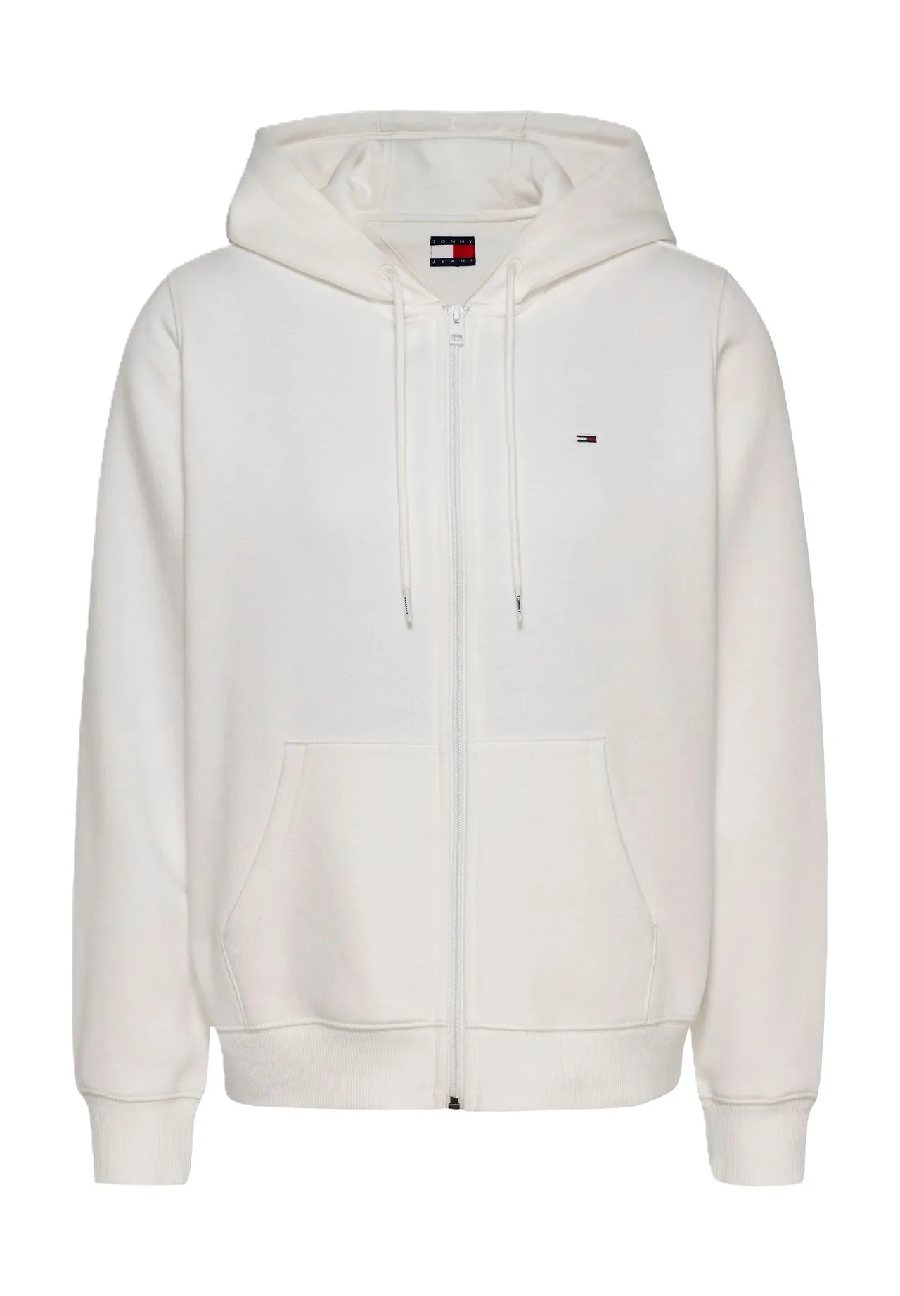 Klassische Kapuzen-Sweatjacke mit Reißverschluss