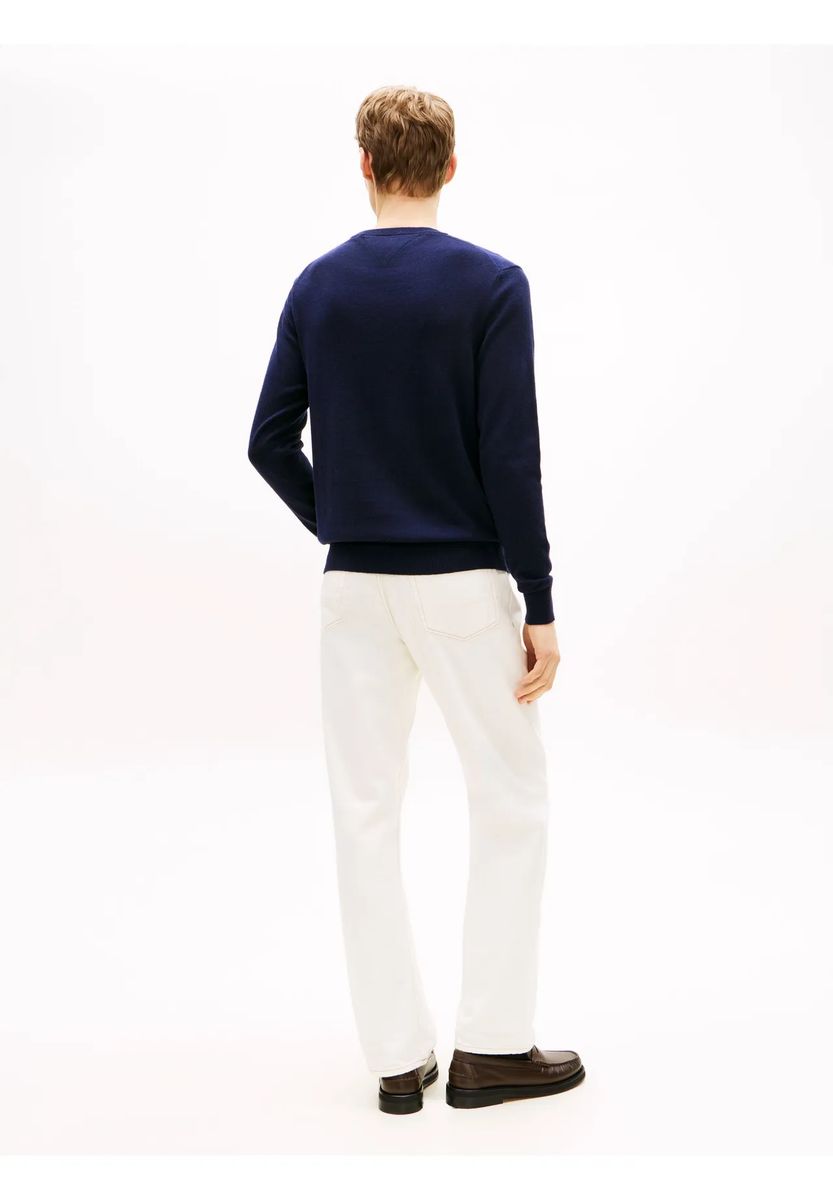 Klassischer Rundhals-Strickpullover