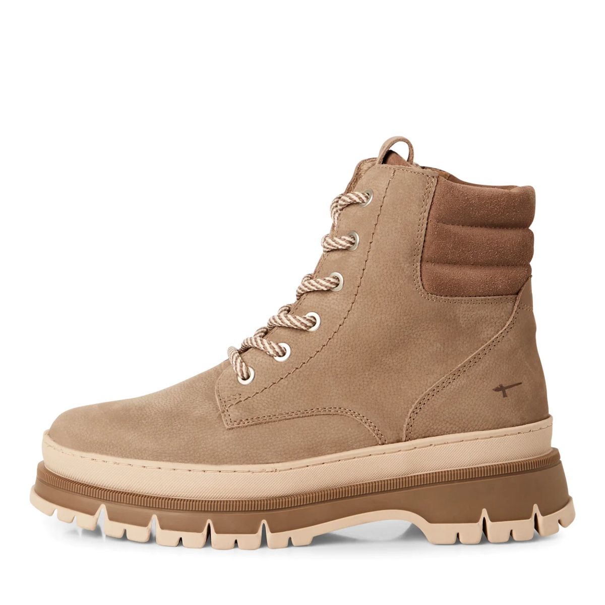 Tamaris Schnürstiefeletten, Leder, für Damen, braun, 39