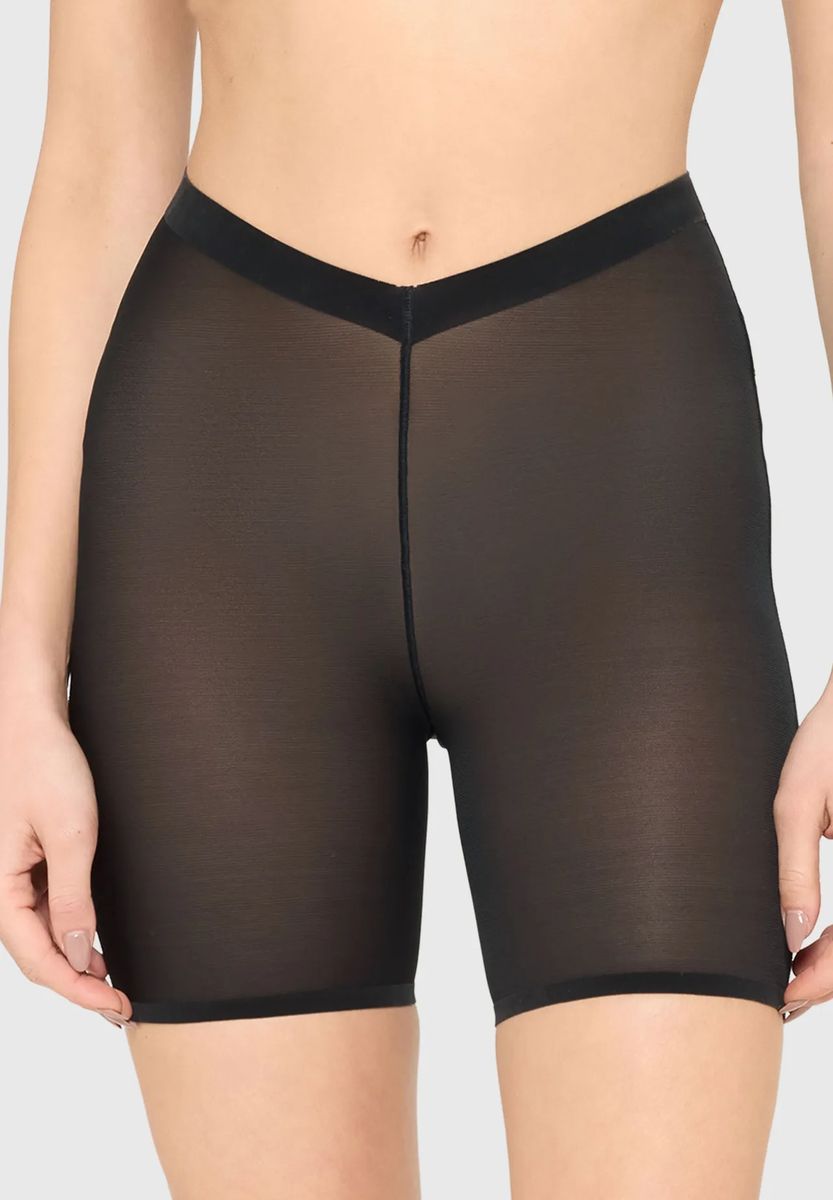 Formende Mesh-Shorts mit Logo-Bund