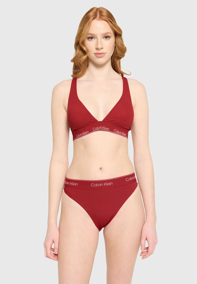 Mittelhoher Slip mit Logo-Bund
