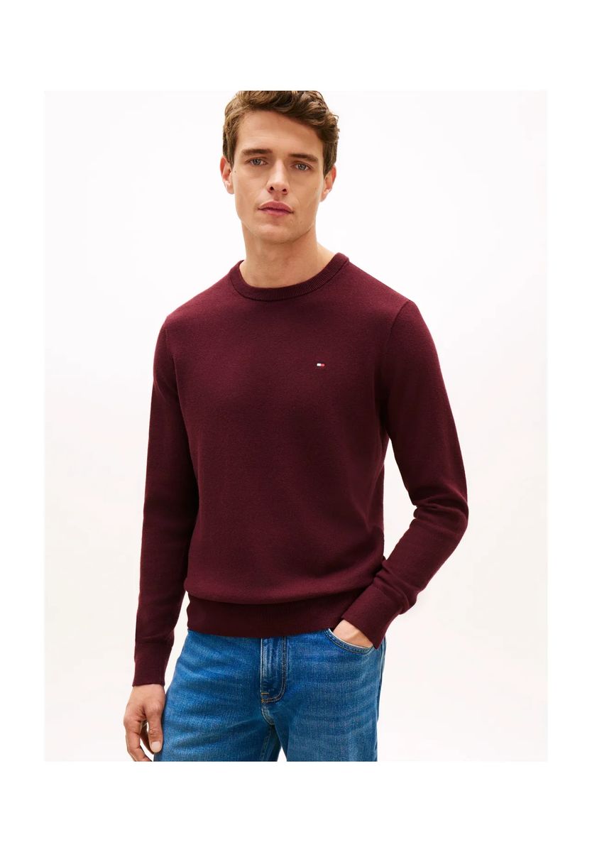 Klassischer Rundhals-Strickpullover