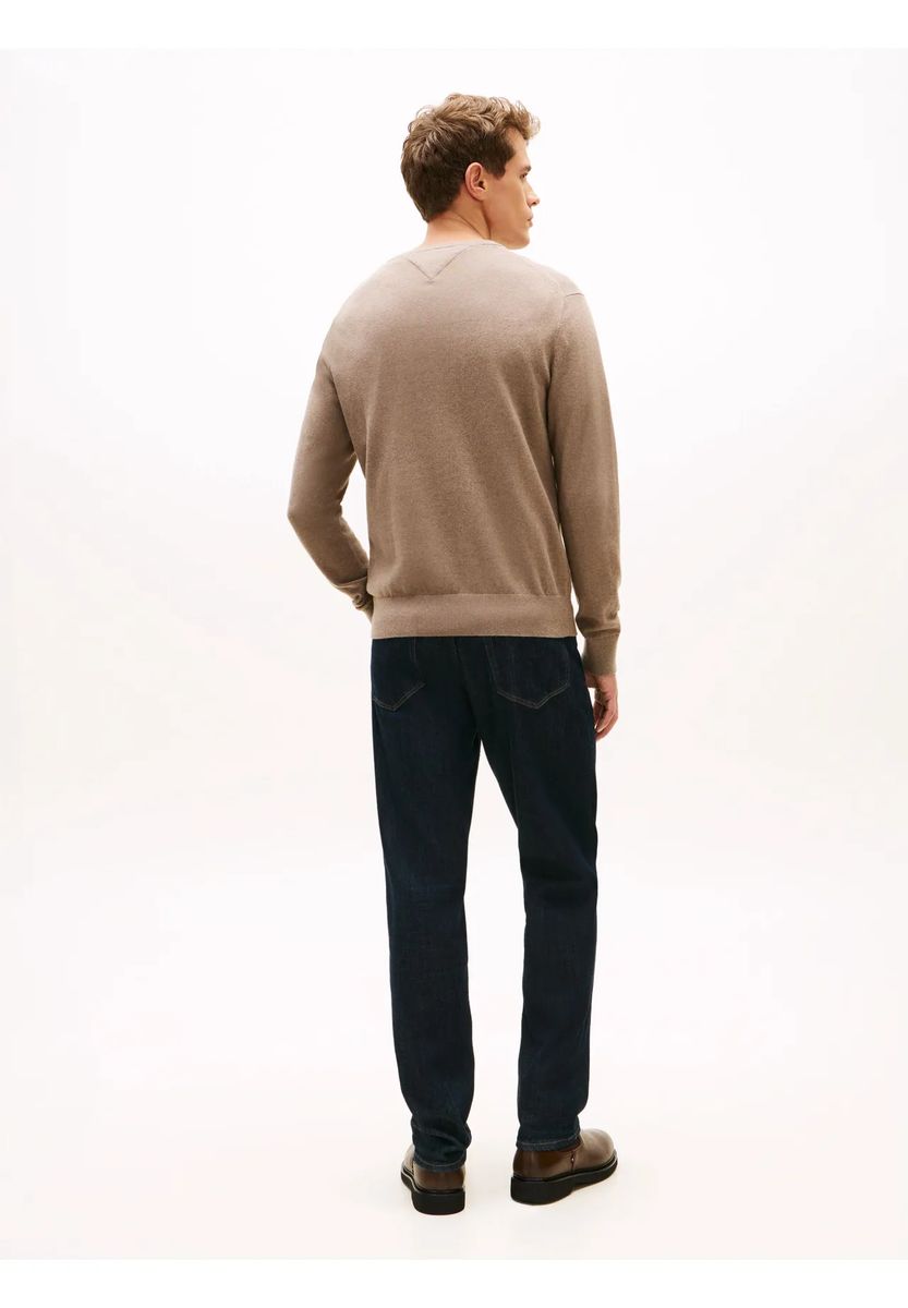 Klassischer Rundhals-Strickpullover