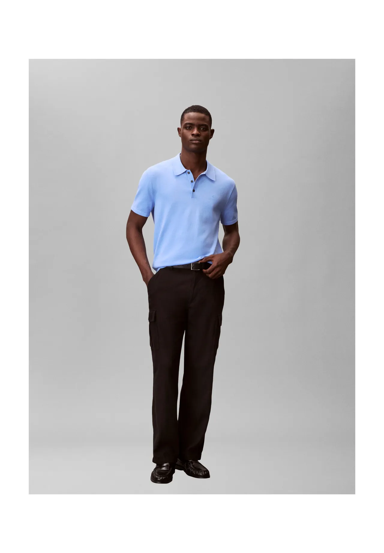 Klassisches Kurzarm-Baumwoll-Poloshirt