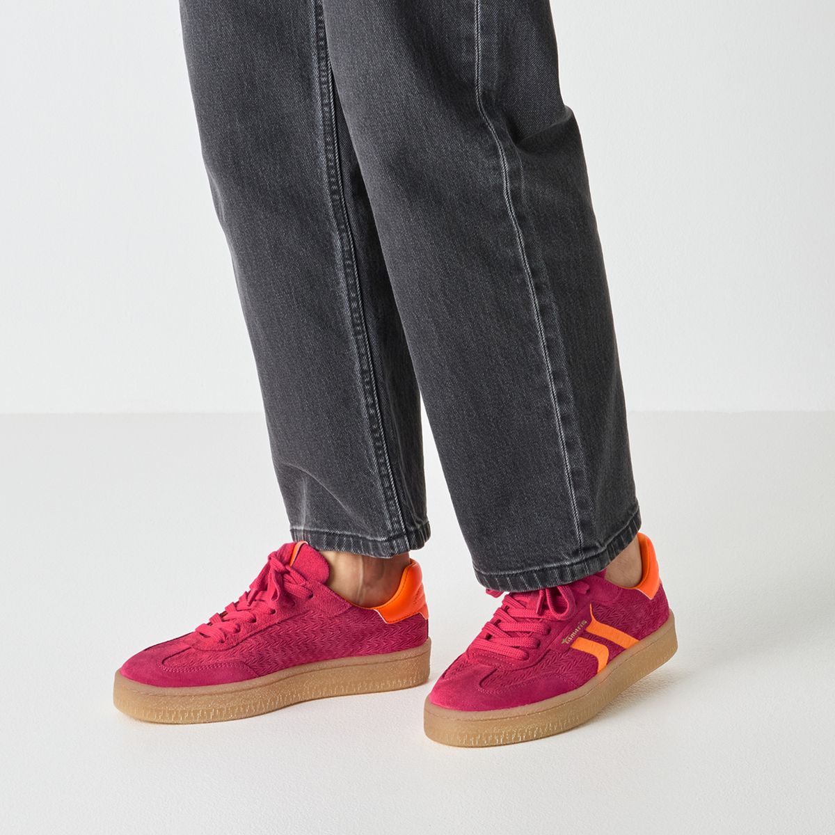 Retro Wildleder-Sneakers für Damen