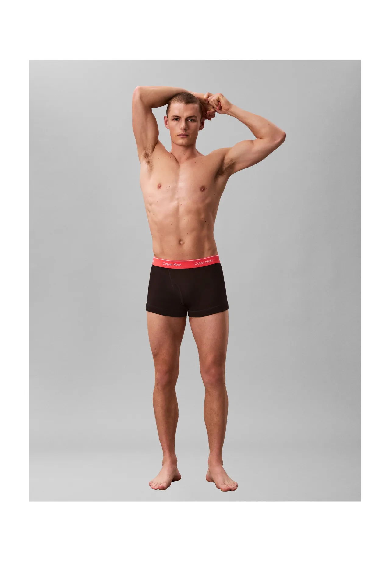Klassische Baumwoll-Trunks im 3er-Pack