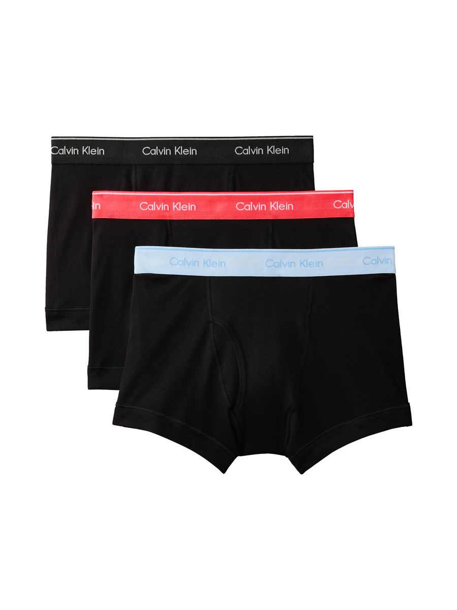 Klassische Baumwoll-Trunks im 3er-Pack