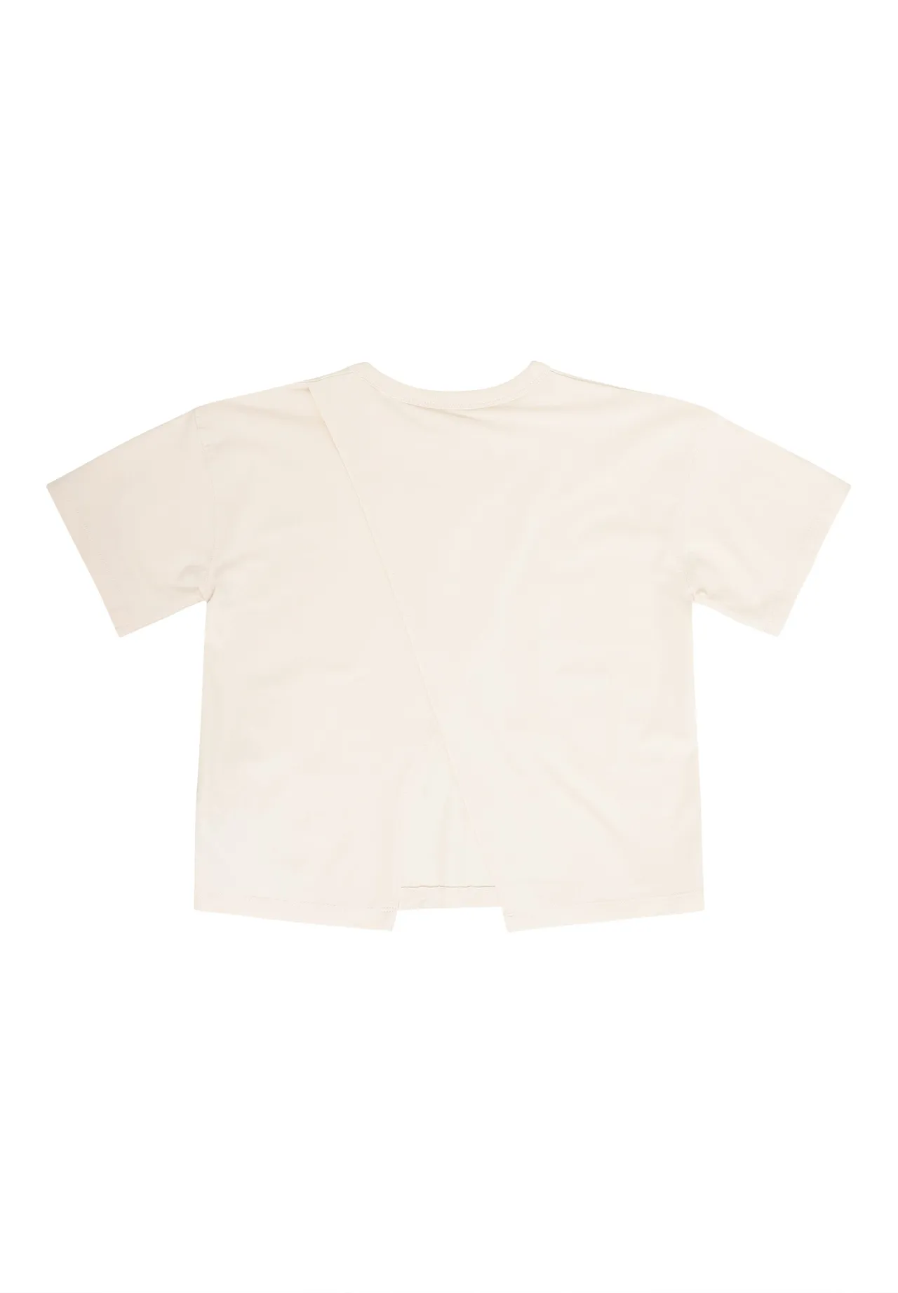 Boxiges Logo-T-Shirt mit Rundhals