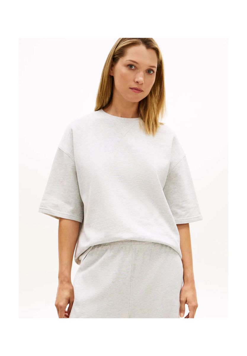 Kurzärmeliges Oversize Lounge-Sweatshirt