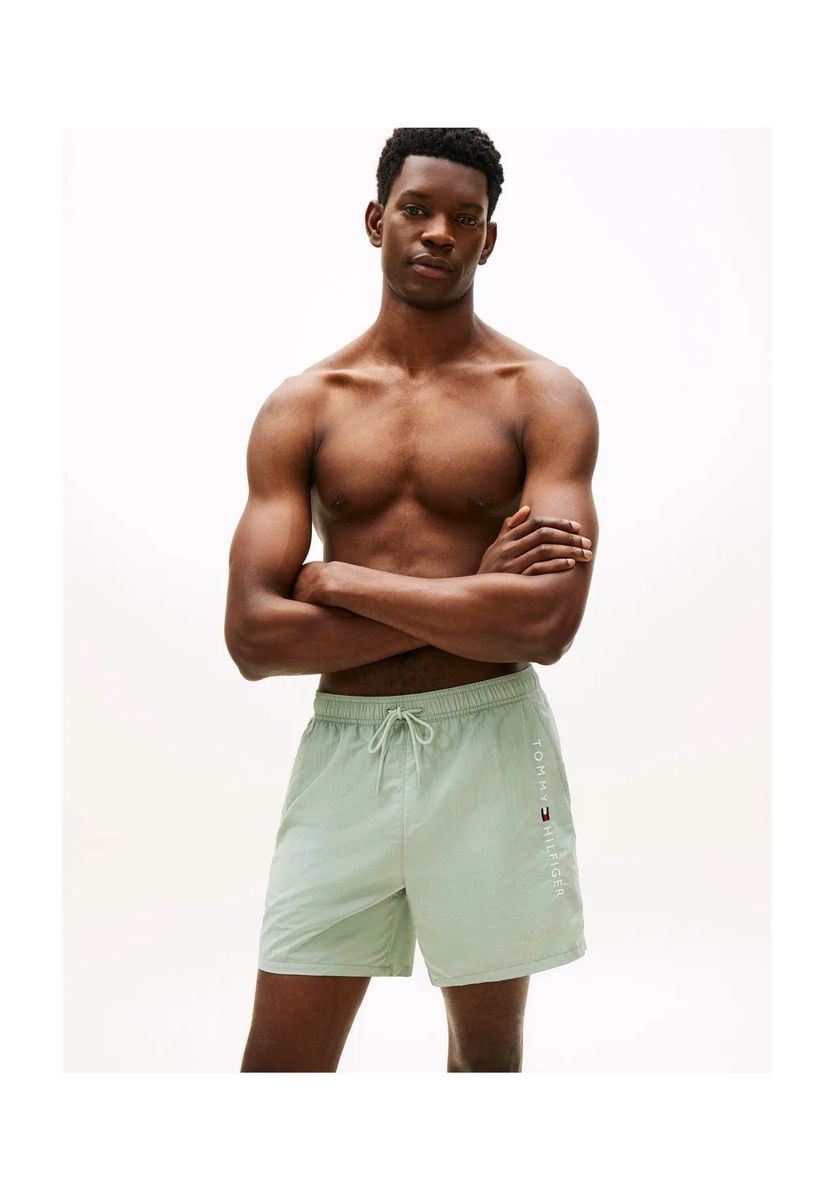 Schnelltrocknende Logo-Badeshorts