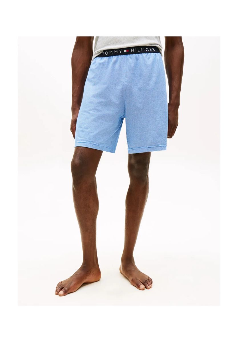Bequeme gestreifte Lounge-Shorts