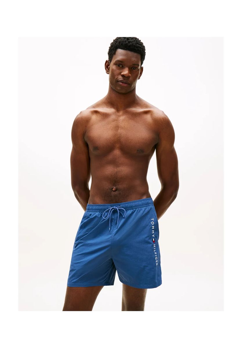 Schnelltrocknende Badeshorts mit Logo
