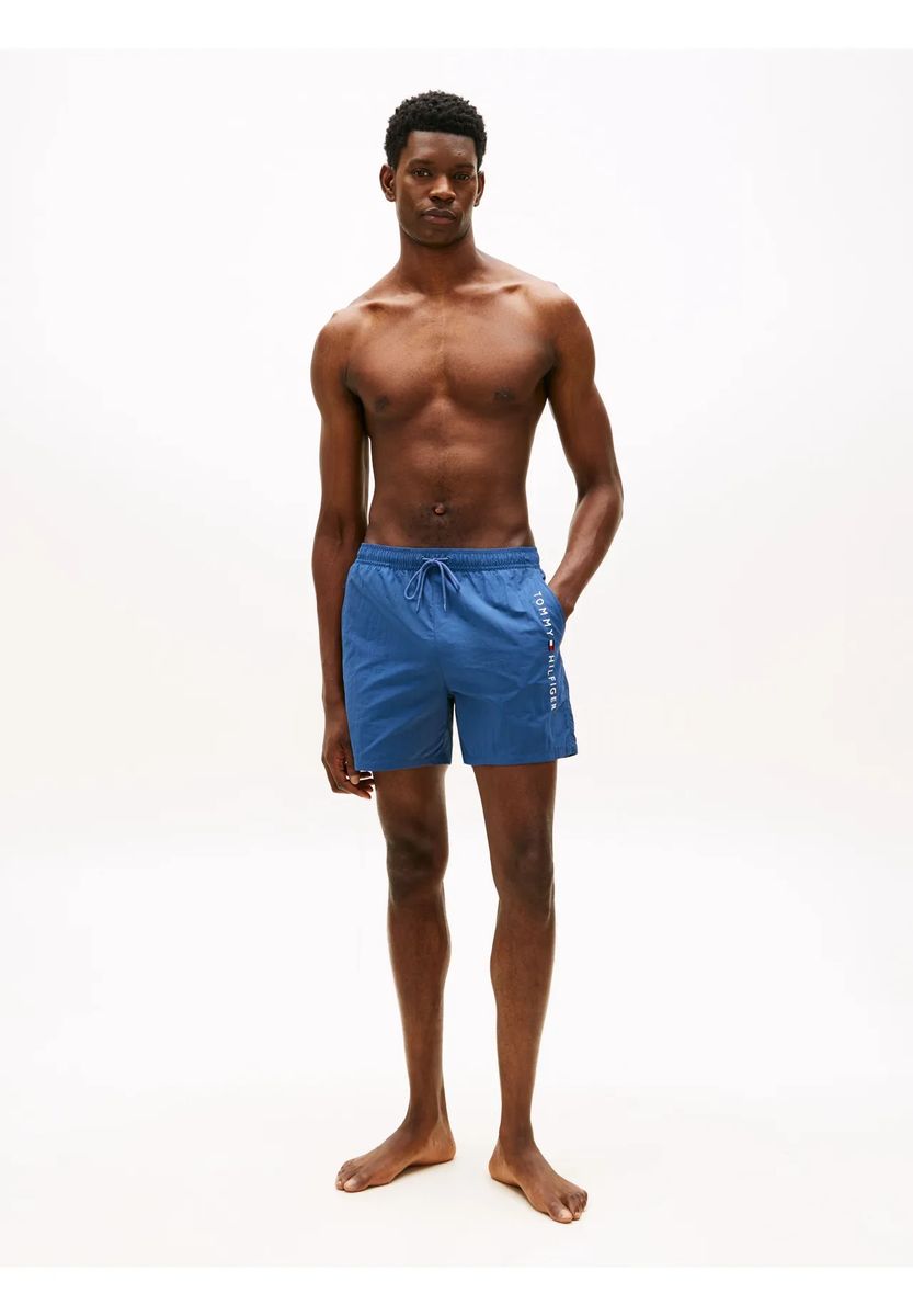 Schnelltrocknende Badeshorts mit Logo
