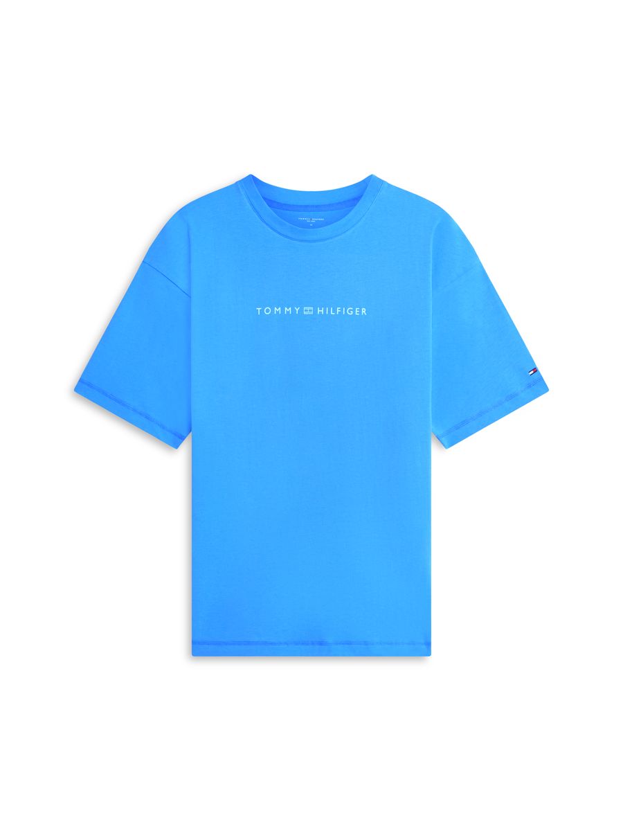 Minimalistisches Logo-Rundhalsshirt