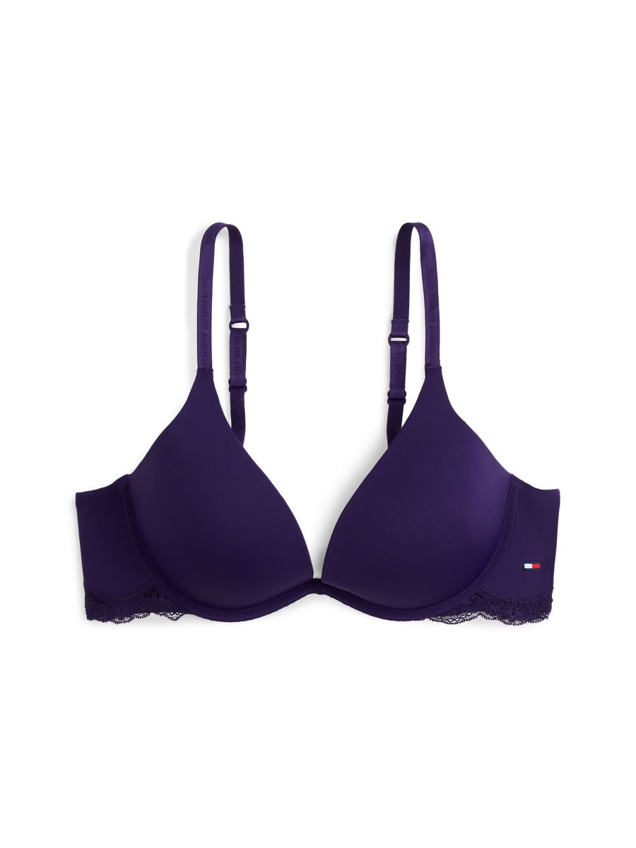 Push-up-BH aus Mikrofaser mit Spitze