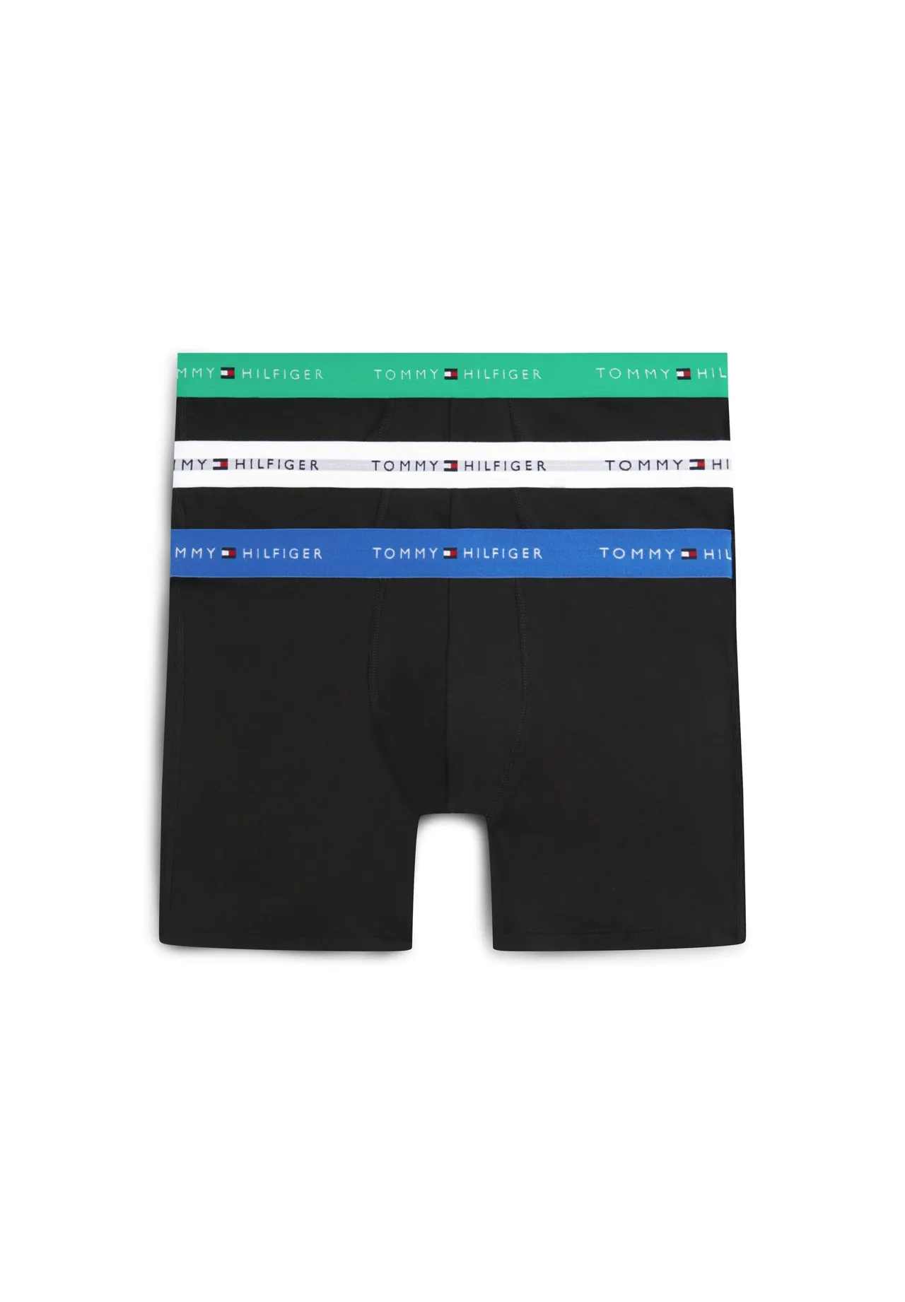Stretch-Baumwolle Logobund im 3er-Pack
