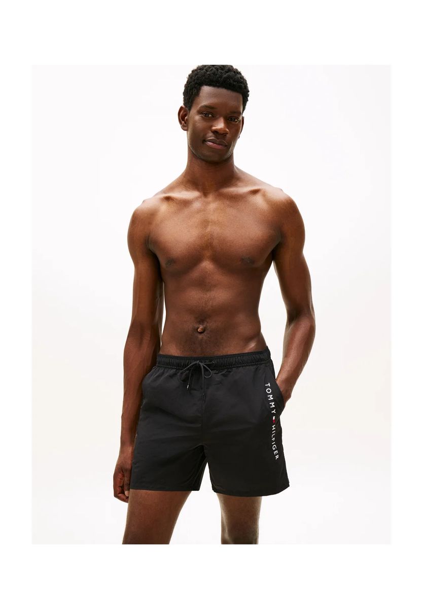 Klassische Badeshorts mit Kordelzug