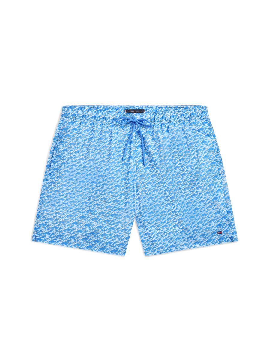 Allover-Skript-Monogramm-Print