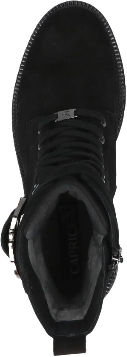 Schnürstiefelette mit Schnallendetail