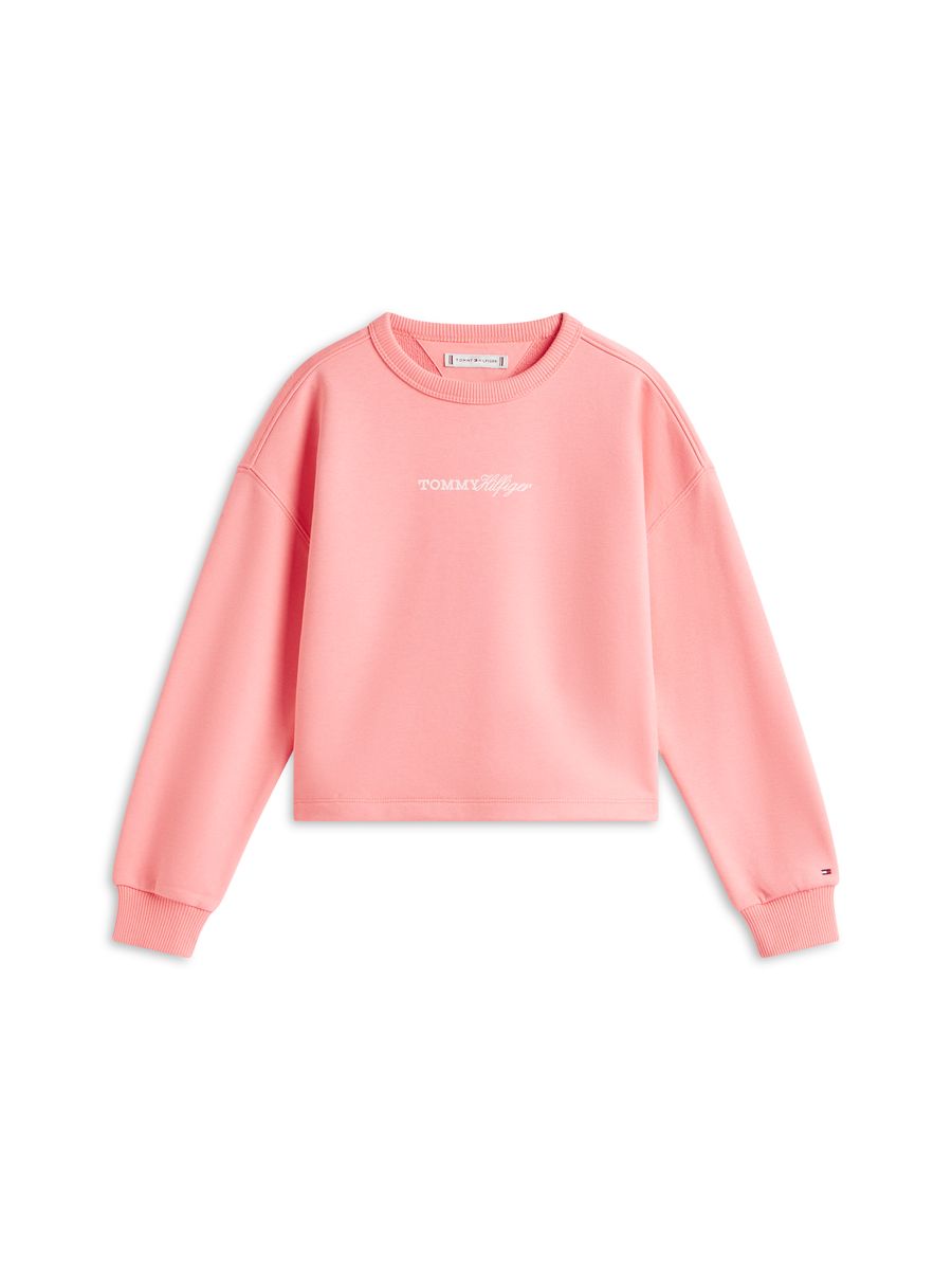 Klassisches Crewneck-Sweatshirt mit Schriftzug