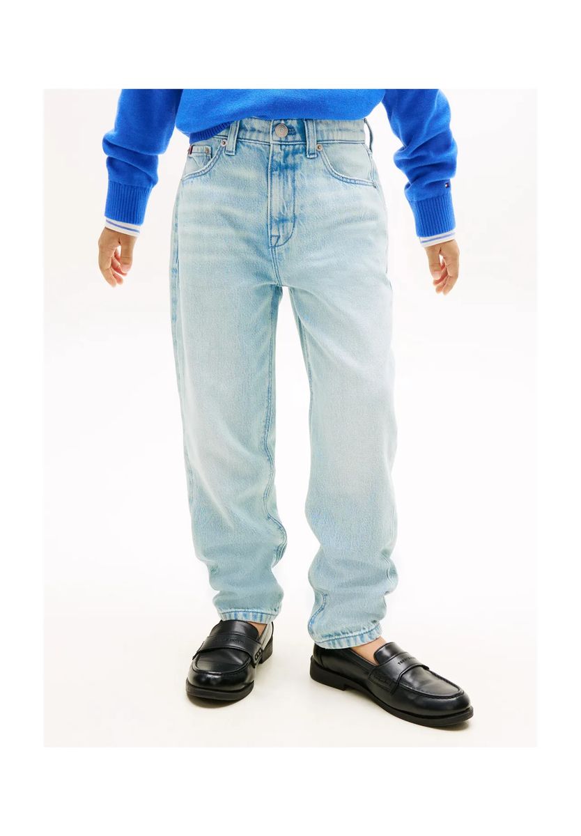 Klassische Jeans in heller Waschung