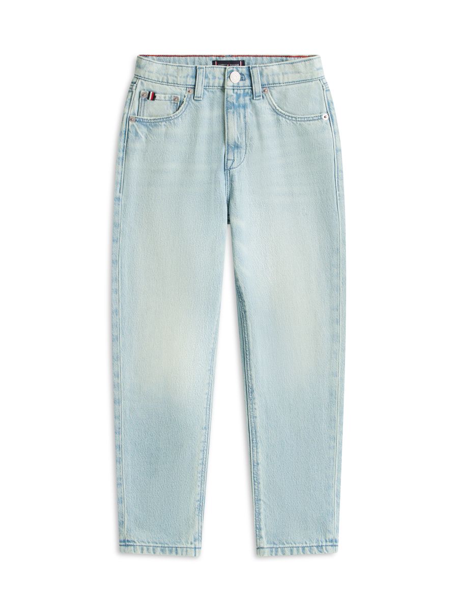 Klassische Jeans in heller Waschung