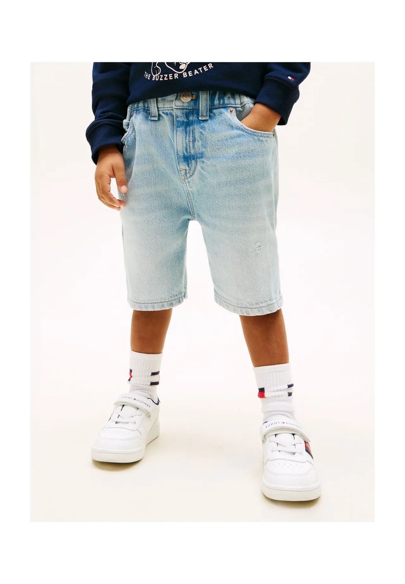 Lässige Denim Bermuda Shorts