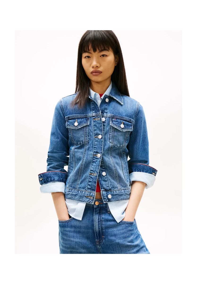 Klassisches Denim-Teil im Trucker-Stil