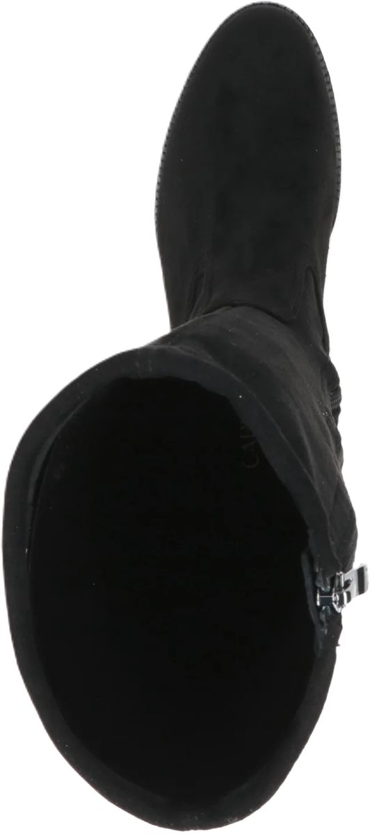 Klassische kniehohe Stiefel mit Blockabsatz