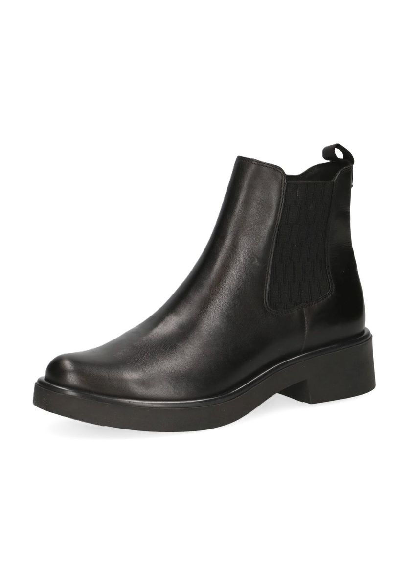 Klassischer schwarzer Chelsea-Boot aus Leder