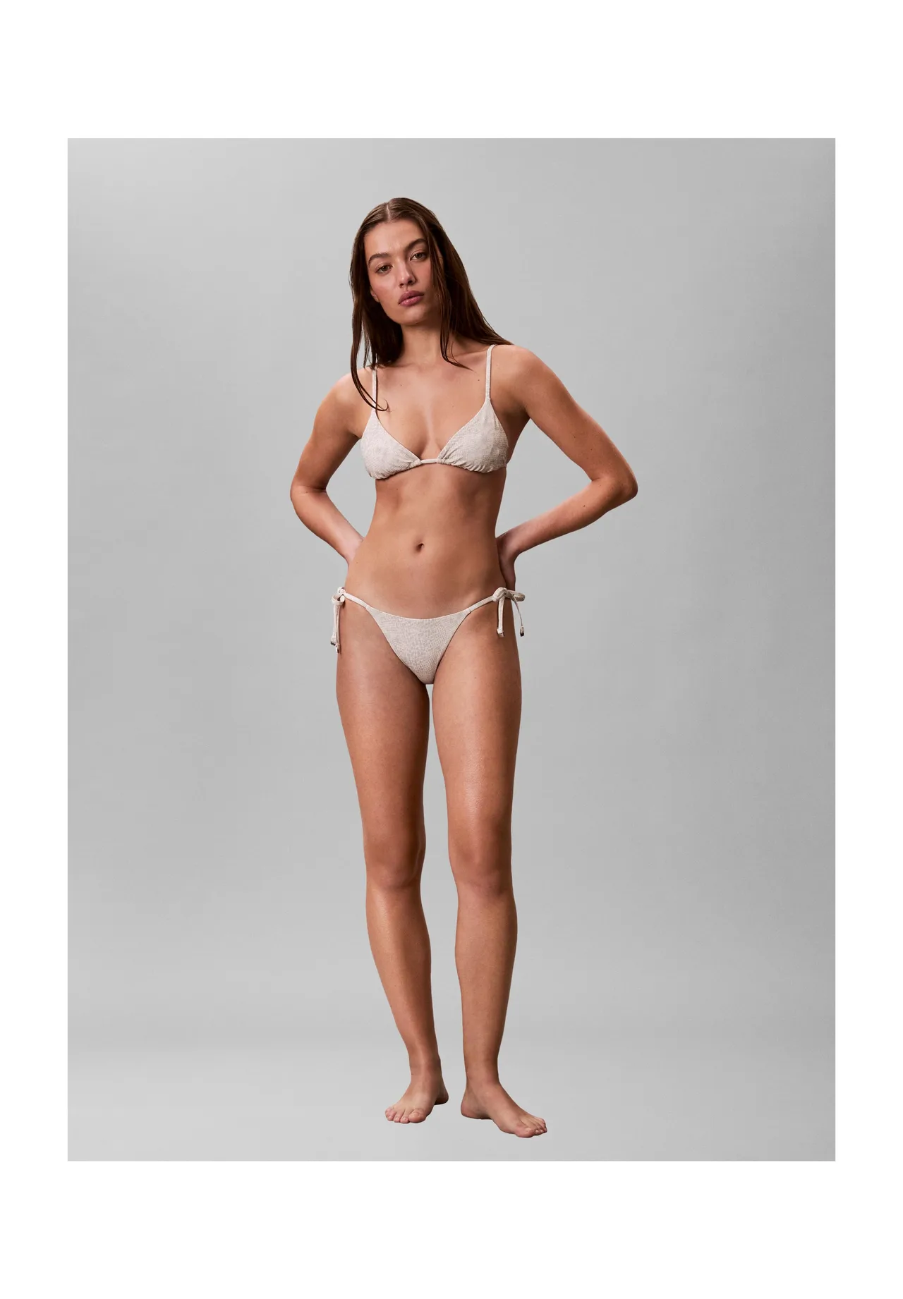 Triangel-Bikini mit verstellbarer Schnürung