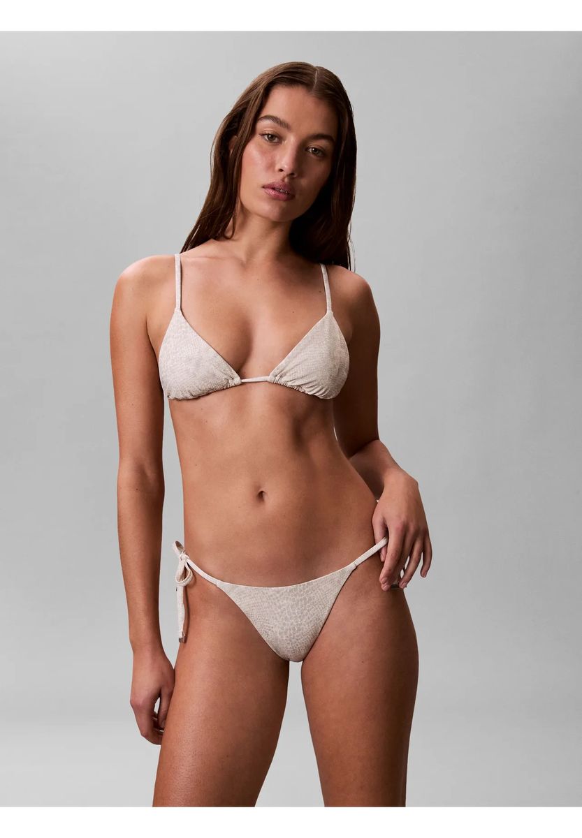 Triangel-Bikini mit verstellbarer Schnürung