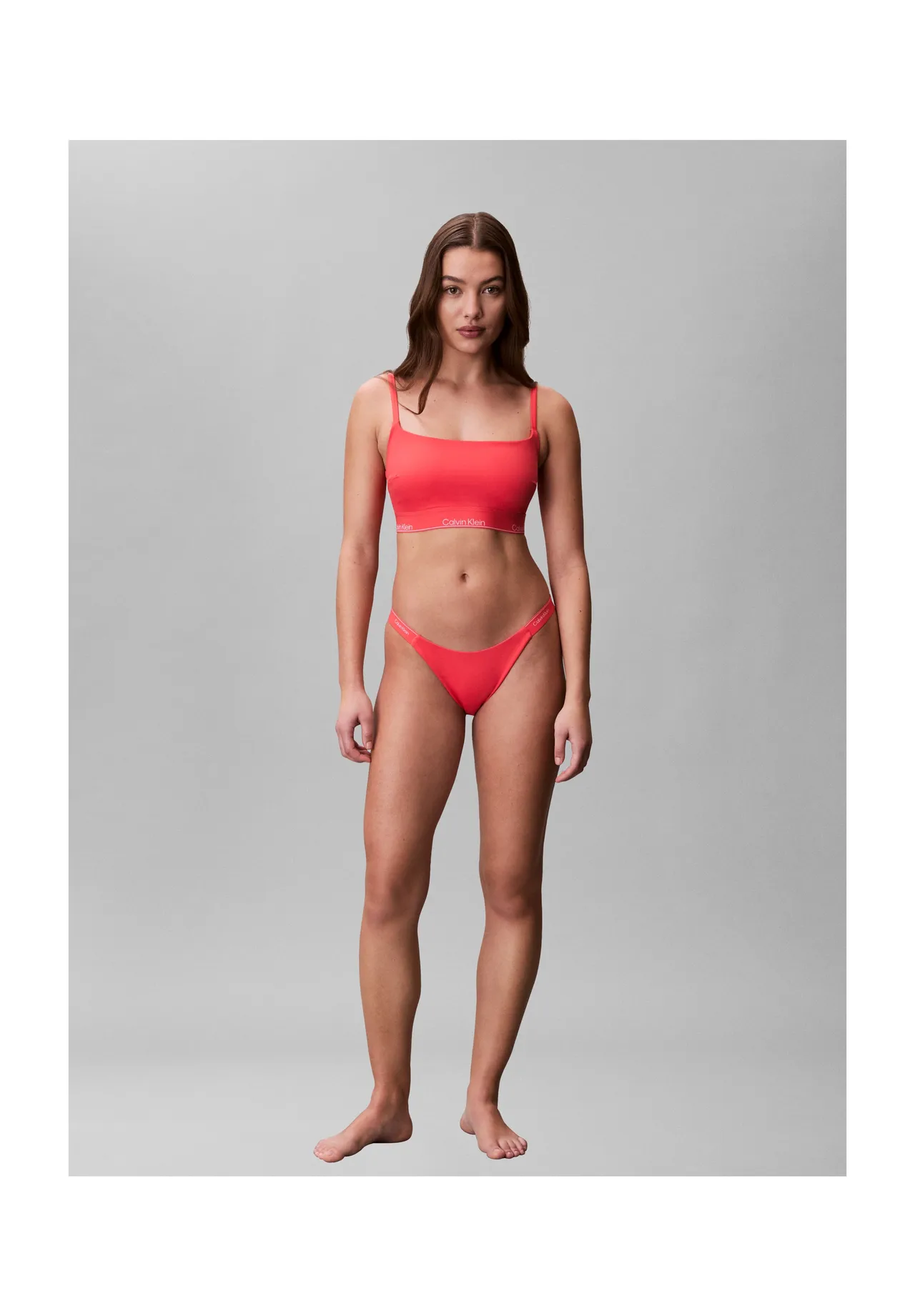 Sportlicher Bikini-Tanga mit Gummibund
