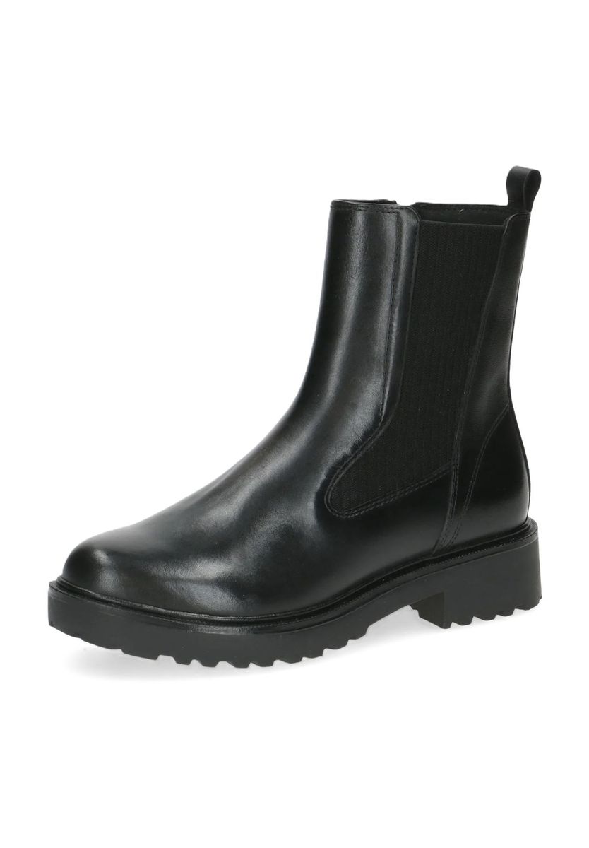 Klassische schwarze Chelsea Boots aus Leder