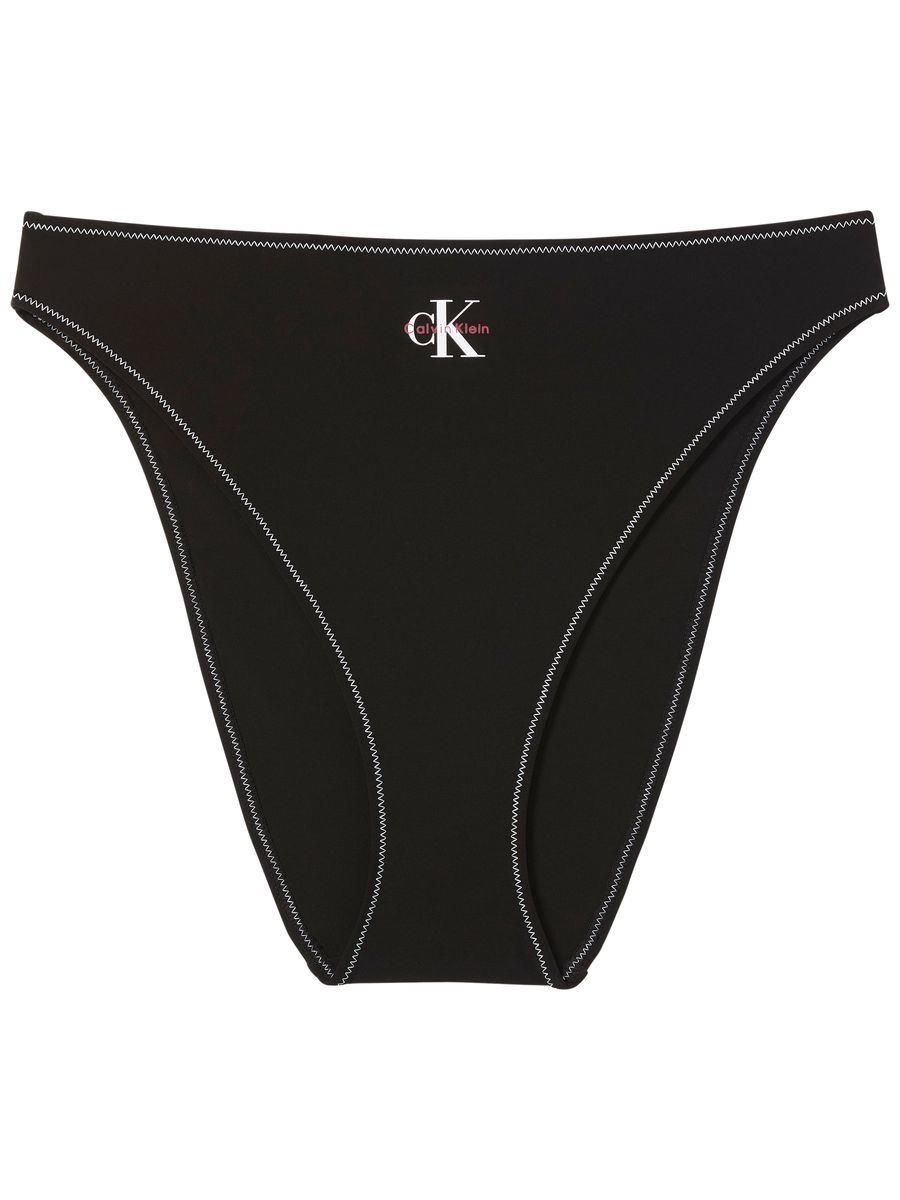 Bandeau-Bikini mit Kontrastnähten