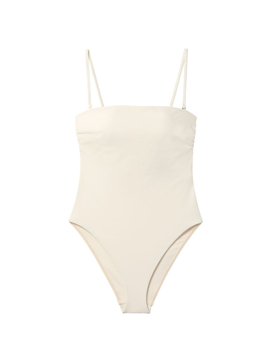 Minimalistischer Bandeau-Badeanzug