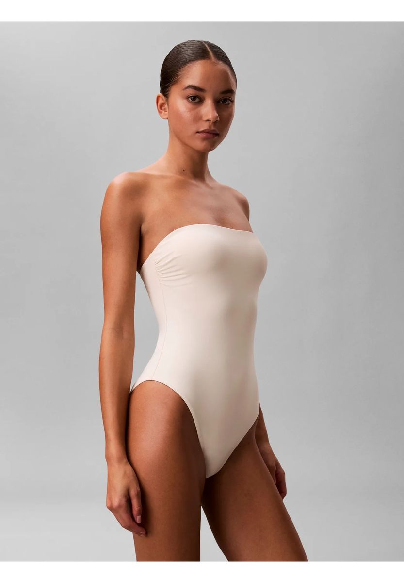 Minimalistischer Bandeau-Badeanzug