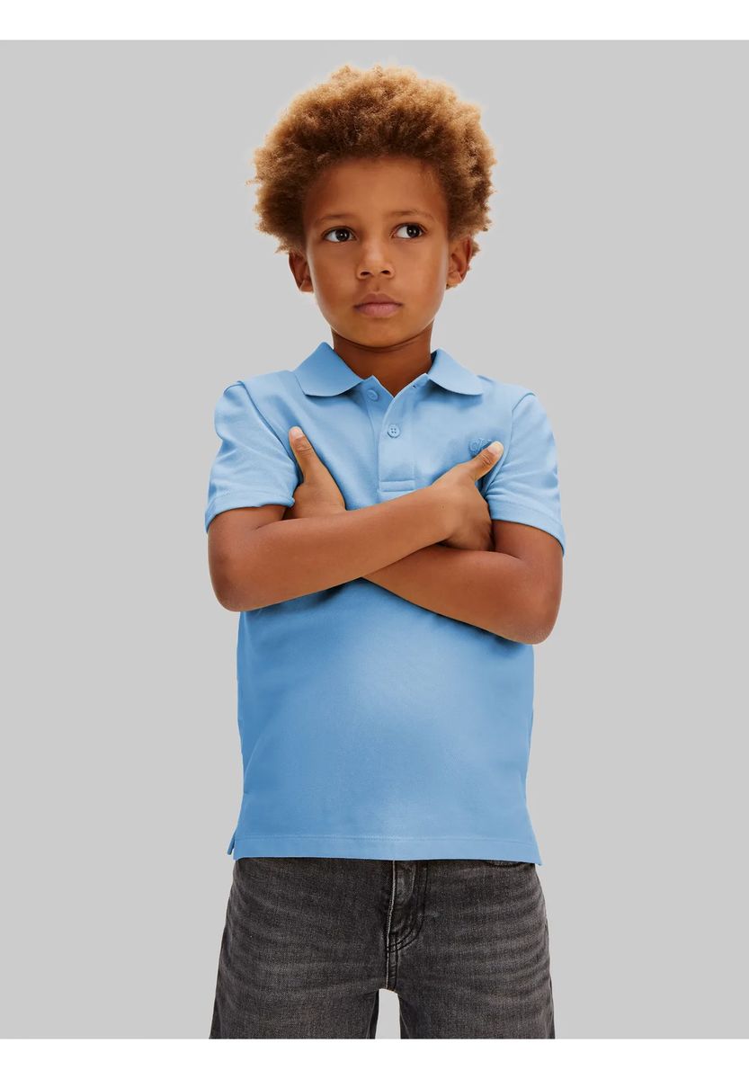 Klassisches Kurzarm-Poloshirt aus Baumwolle