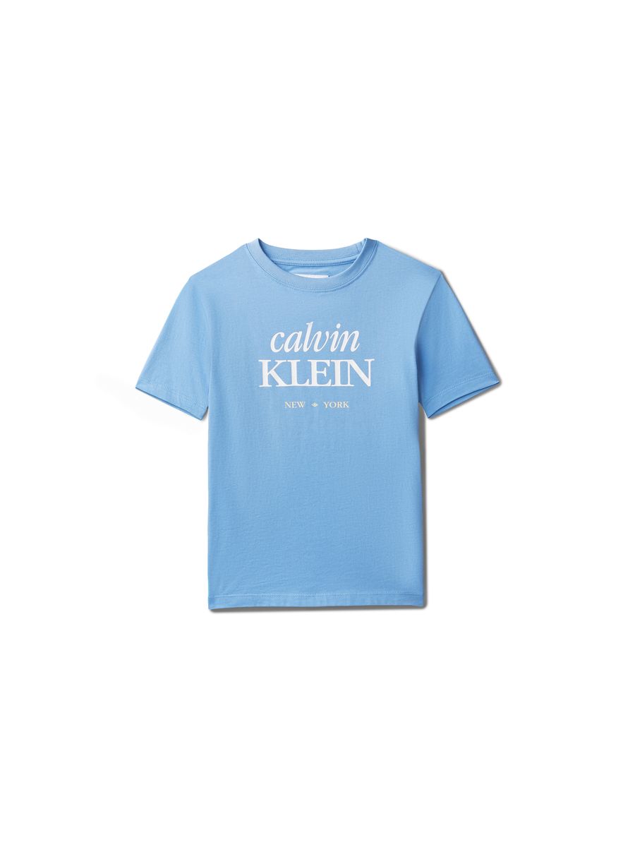 Baumwoll-T-Shirt mit Logoprint