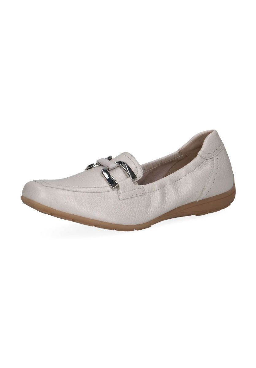 Damen Leder Slipper Loafer mit Schnalle
