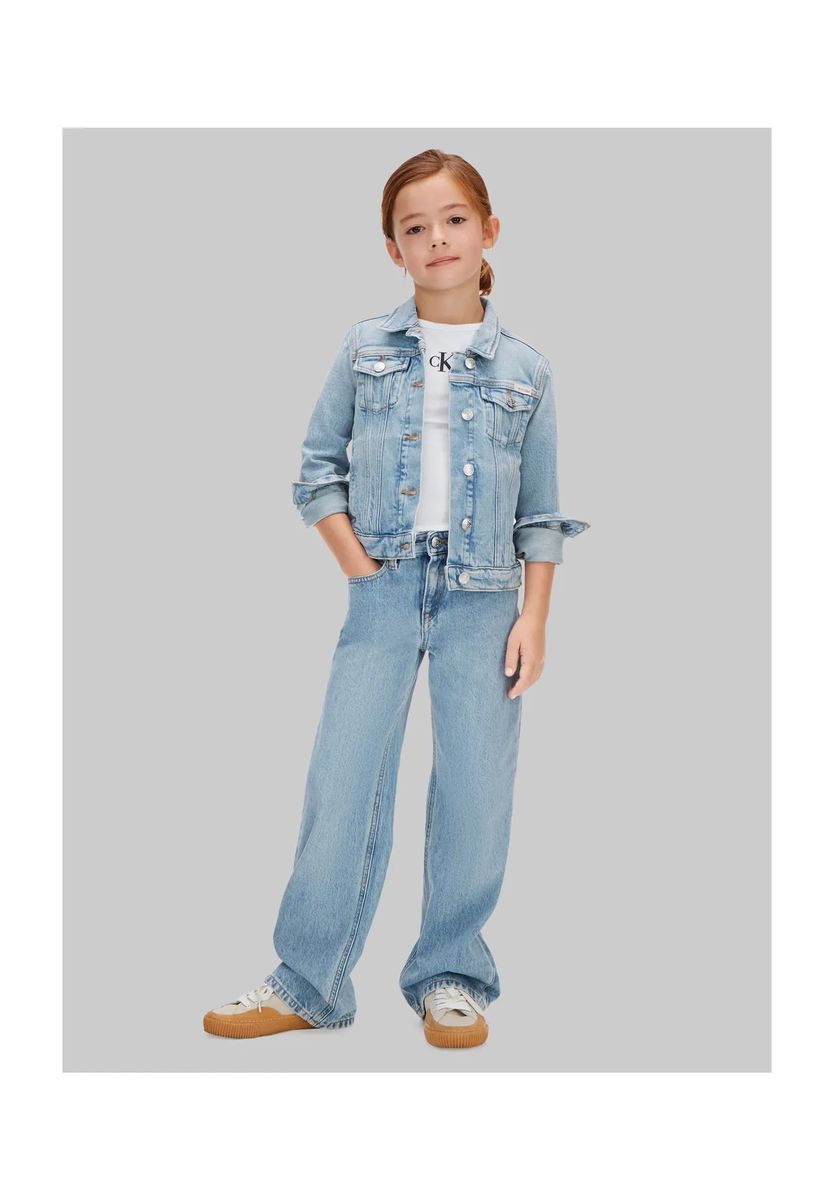 Klassische Jeansjacke mit Pattentaschen