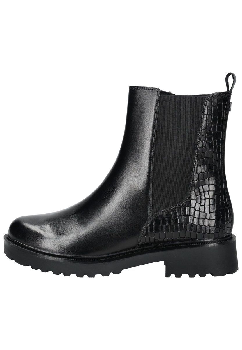 Caprice Leder/Textil Stiefelette, schwarz, 39