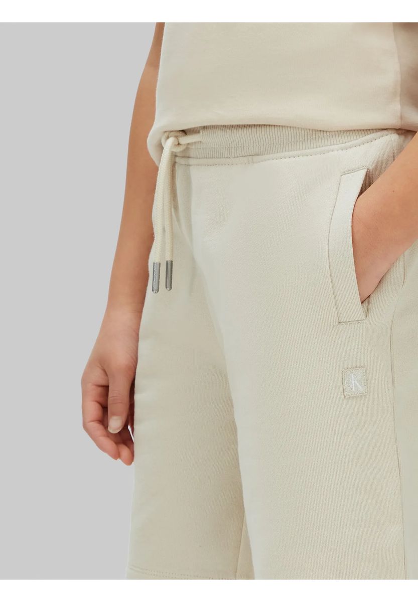Baumwoll-Sweatshorts mit Tunnelzug