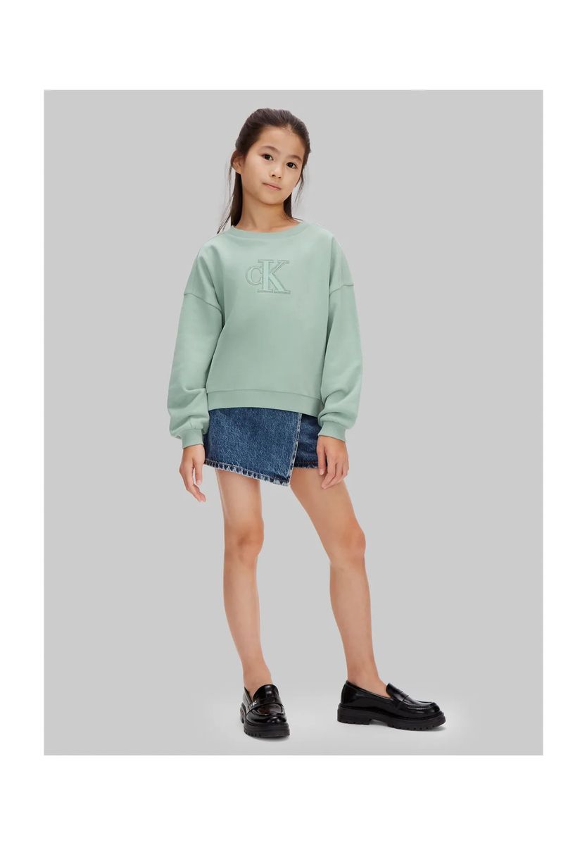 Klassisches Logo-Sweatshirt mit Rundhalsausschnitt
