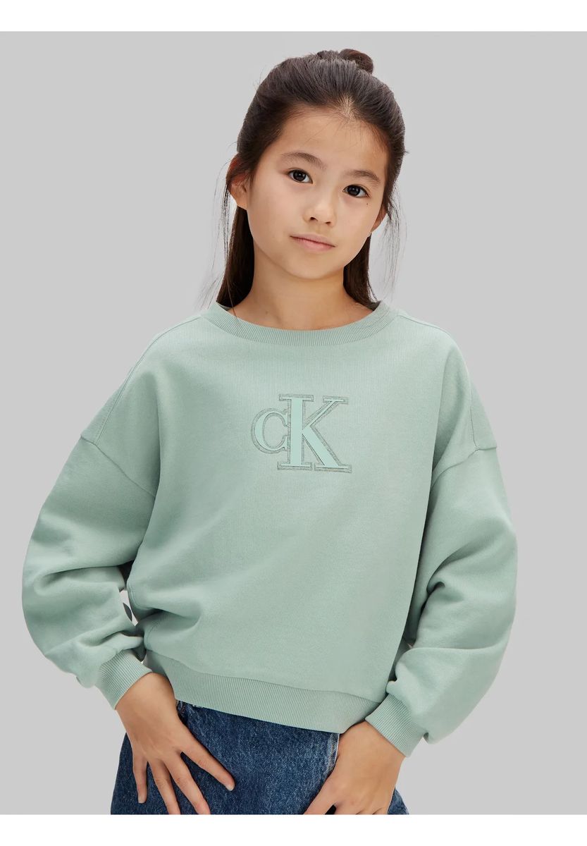 Klassisches Logo-Sweatshirt mit Rundhalsausschnitt
